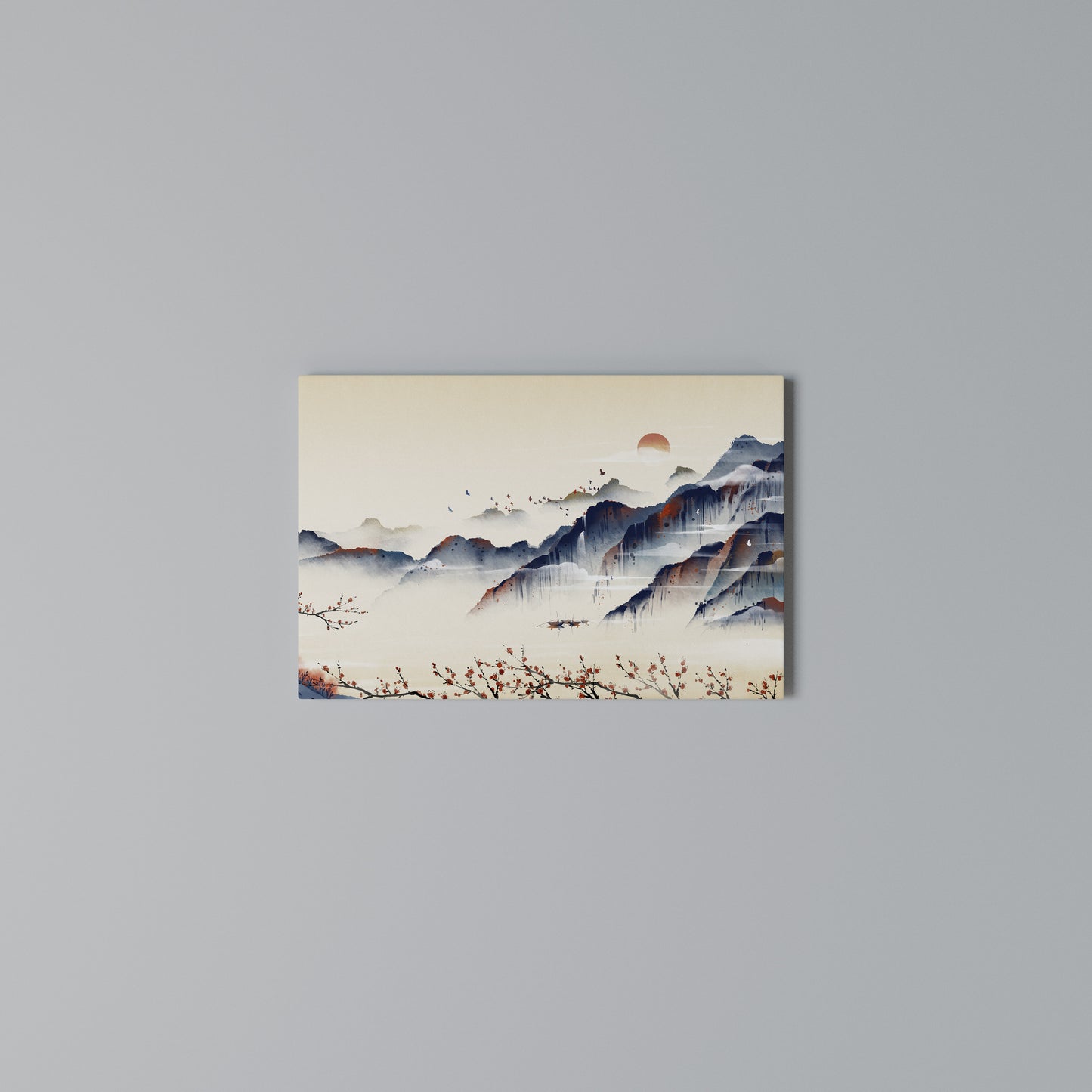 JAPANESE LANDSCAPE Horizontal Canvas Print