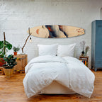 JAPANESE LANDSCAPE Dekorativní panel ve tvaru surfu