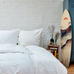 JAPANESE LANDSCAPE Dekorativní panel ve tvaru surfu