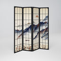 JAPANESE LANDSCAPE 4-Panel Room Divider