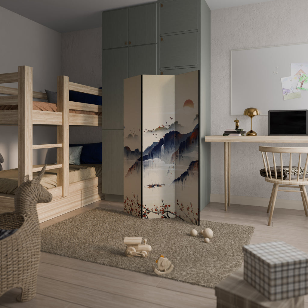 ORIENTAL LANDSCAPE 3dílný paraván