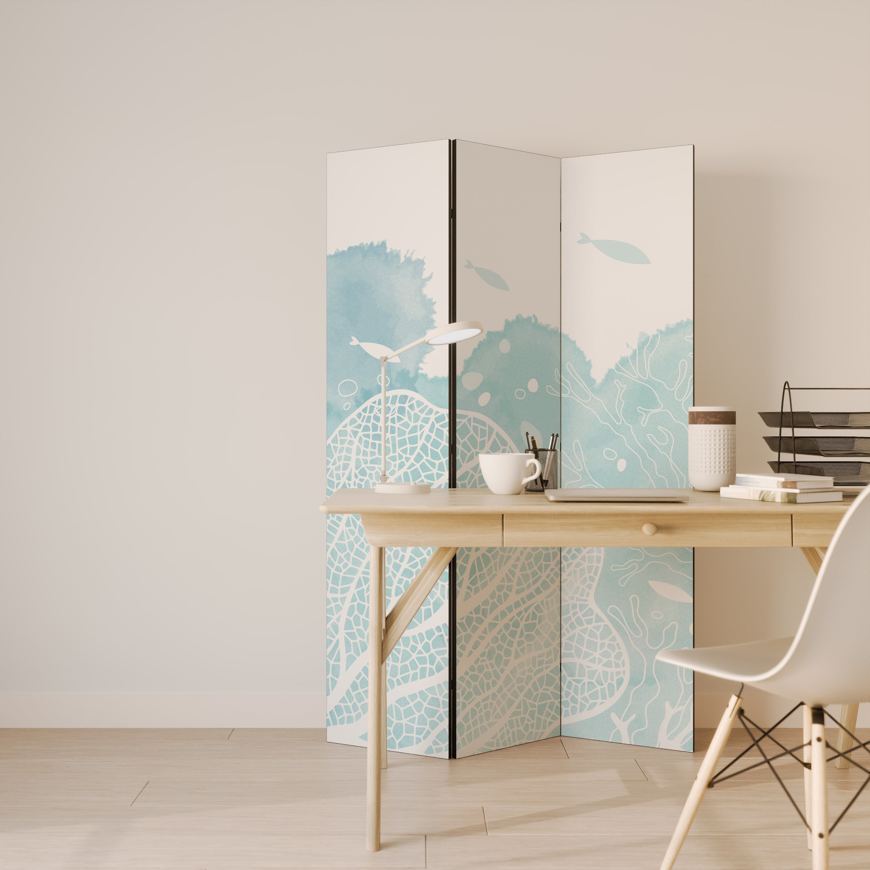 UNDERWATER PLEASURES 3dílný paraván