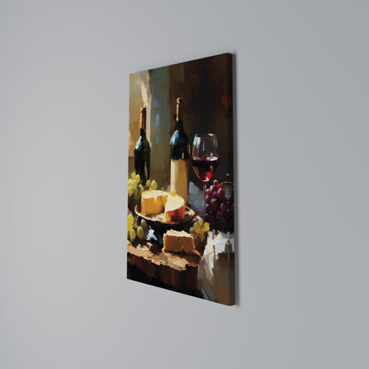 VINTAGE VINEYARD LUXURY Vertical Canvas Print
