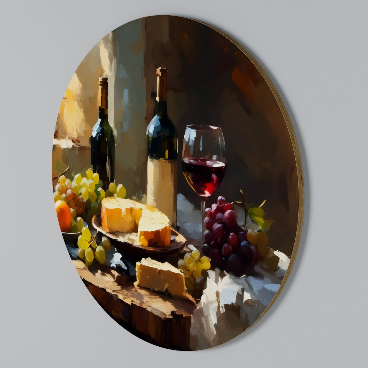 VINTAGE VINEYARD LUXURY Kulatá nástěnná dekorace