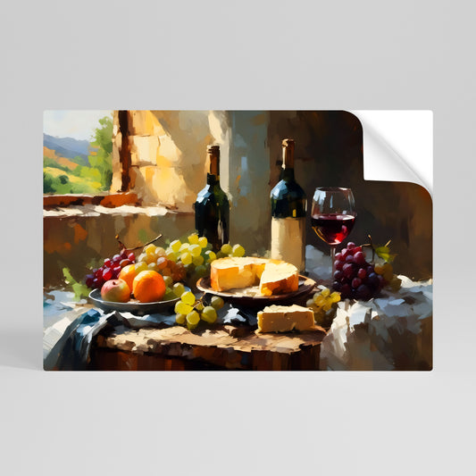 VINTAGE VINEYARD LUXURY Vodorovný samolepicí plakát