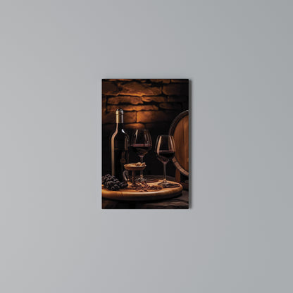 VINTAGE VIGNETTE Vertical Canvas Print