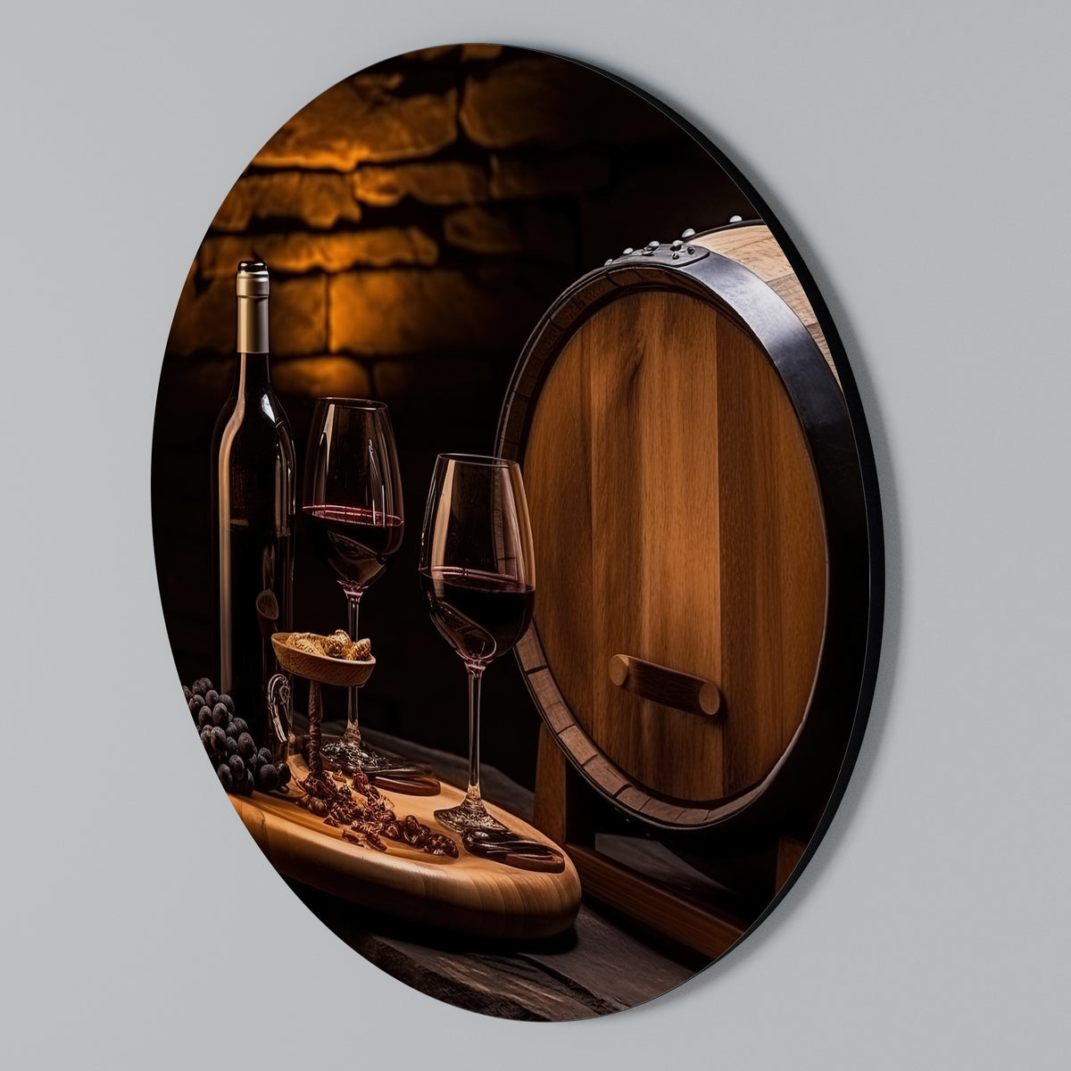 VINTAGE VIGNETTE Kulatá nástěnná dekorace