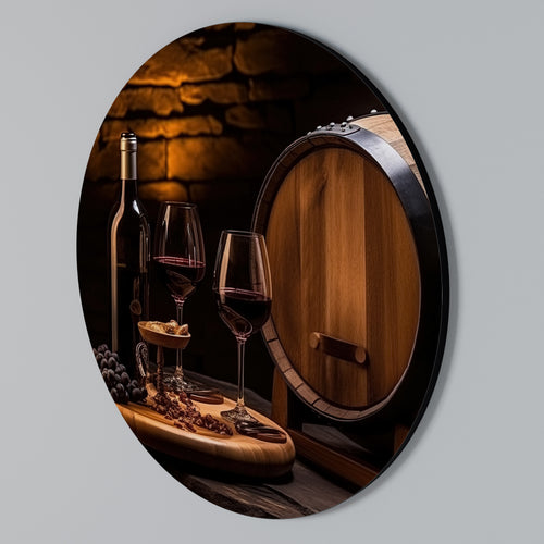 VINTAGE VIGNETTE Round Wall Art