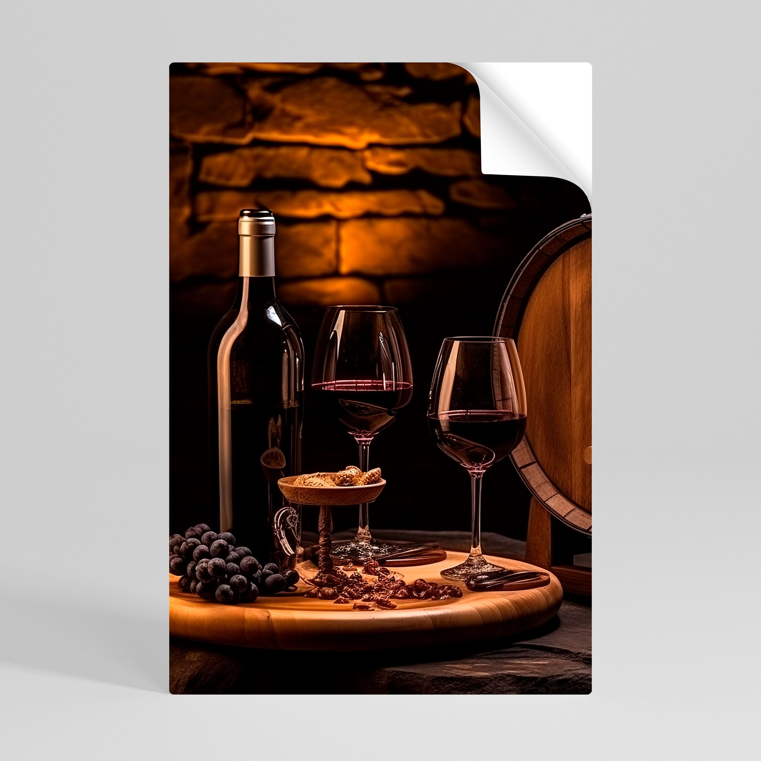 VINTAGE VIGNETTE Svislý samolepicí plakát