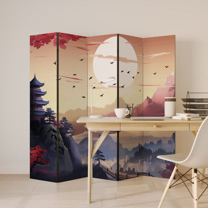 JAPANESE AURA 5dílný paraván