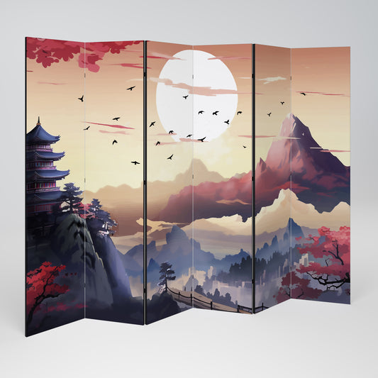 JAPANESE AURA 6dílný paraván