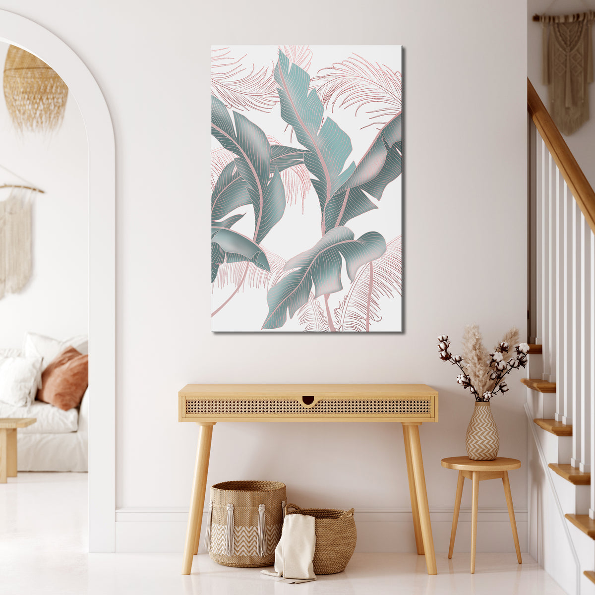 DELICATE BLISS Vertical Canvas Print