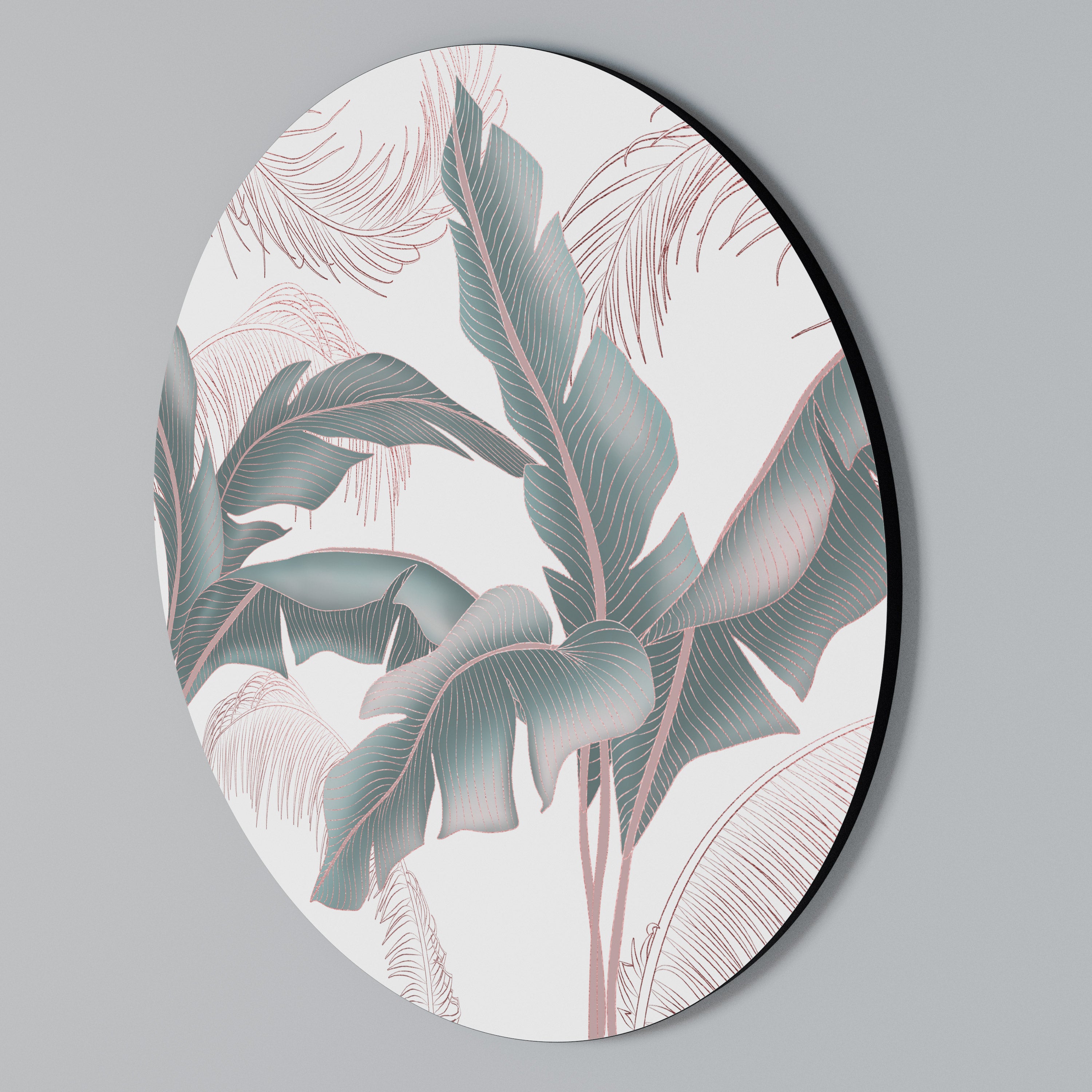 DELICATE BLISS Round Wall Art