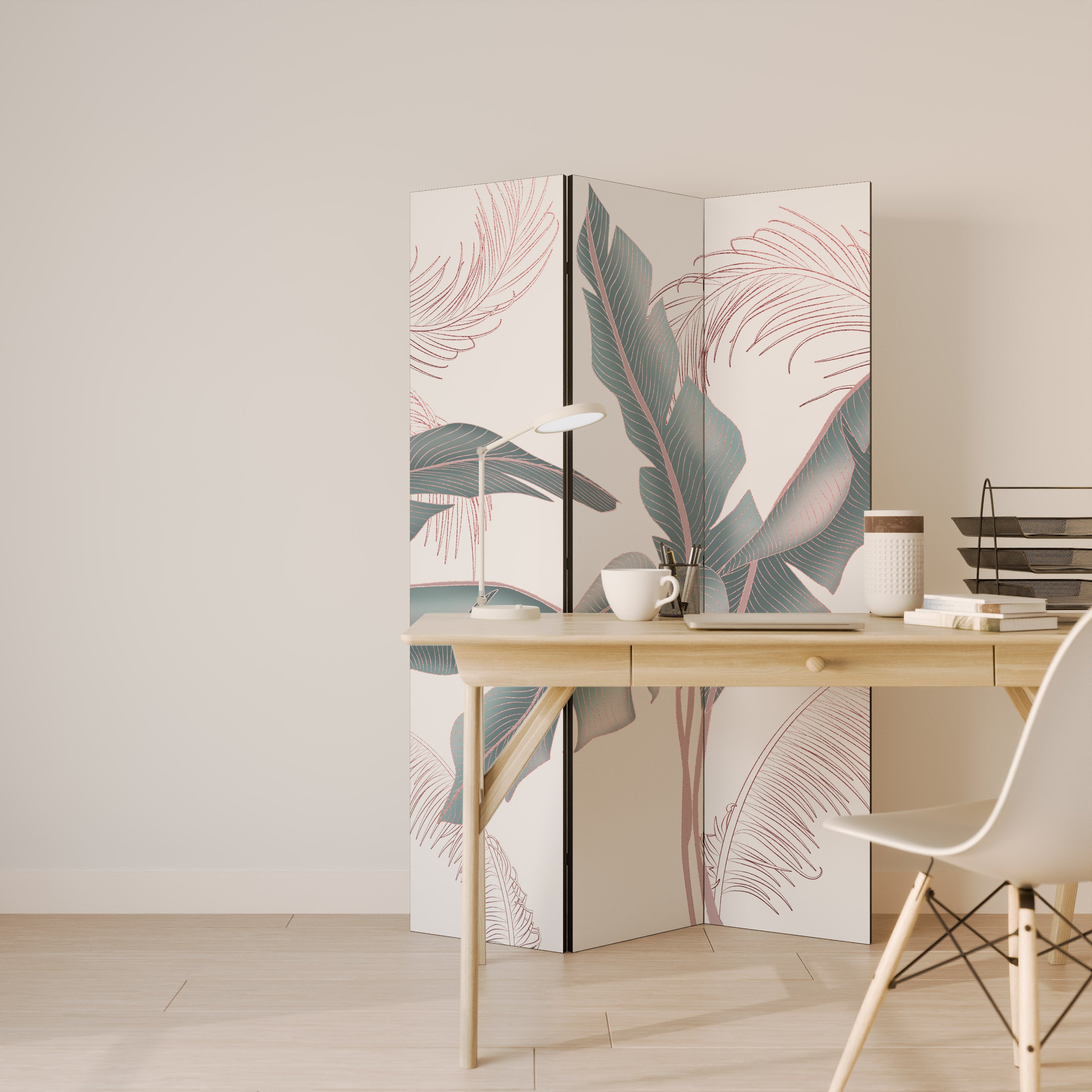 DELICATE BLISS 3dílný paraván