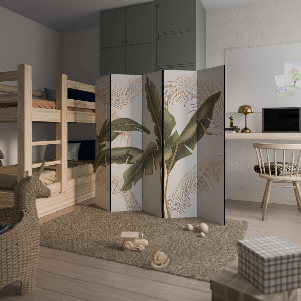 SUBTLE CHARM 5dílný paraván