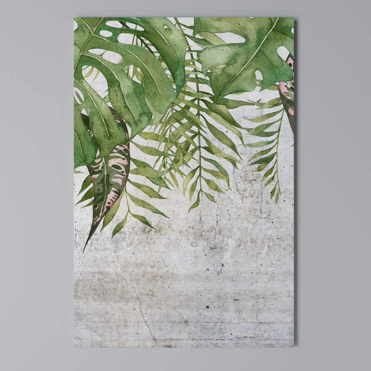 URBAN TROPICS Vertical Canvas Print