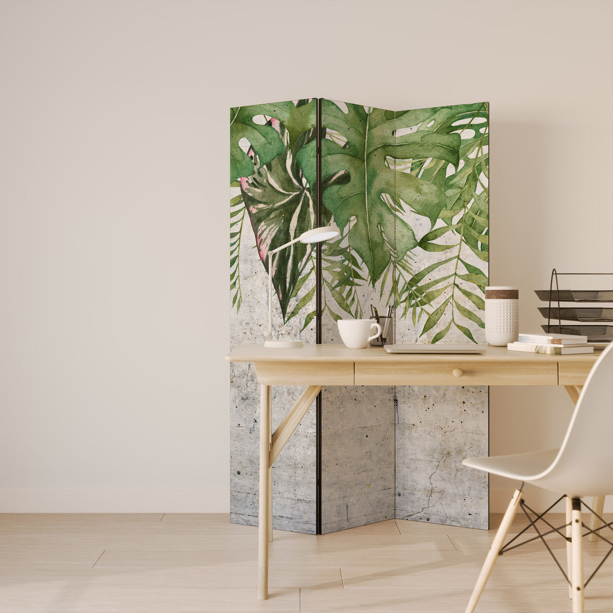 URBAN TROPICS 3dílný paraván