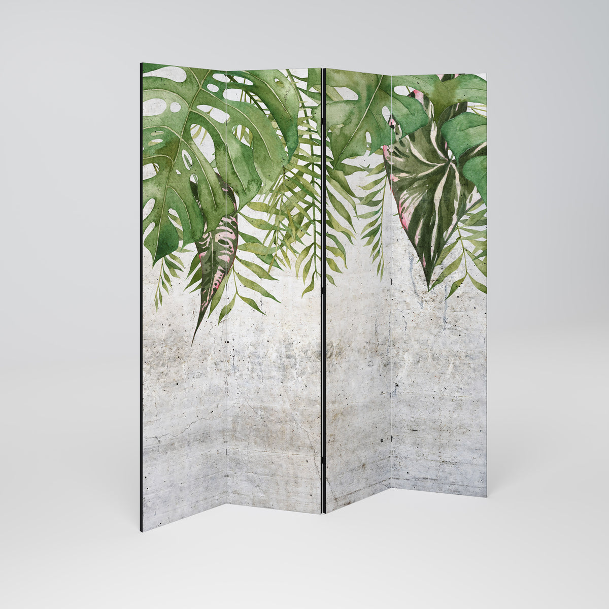URBAN TROPICS 4dílný paraván