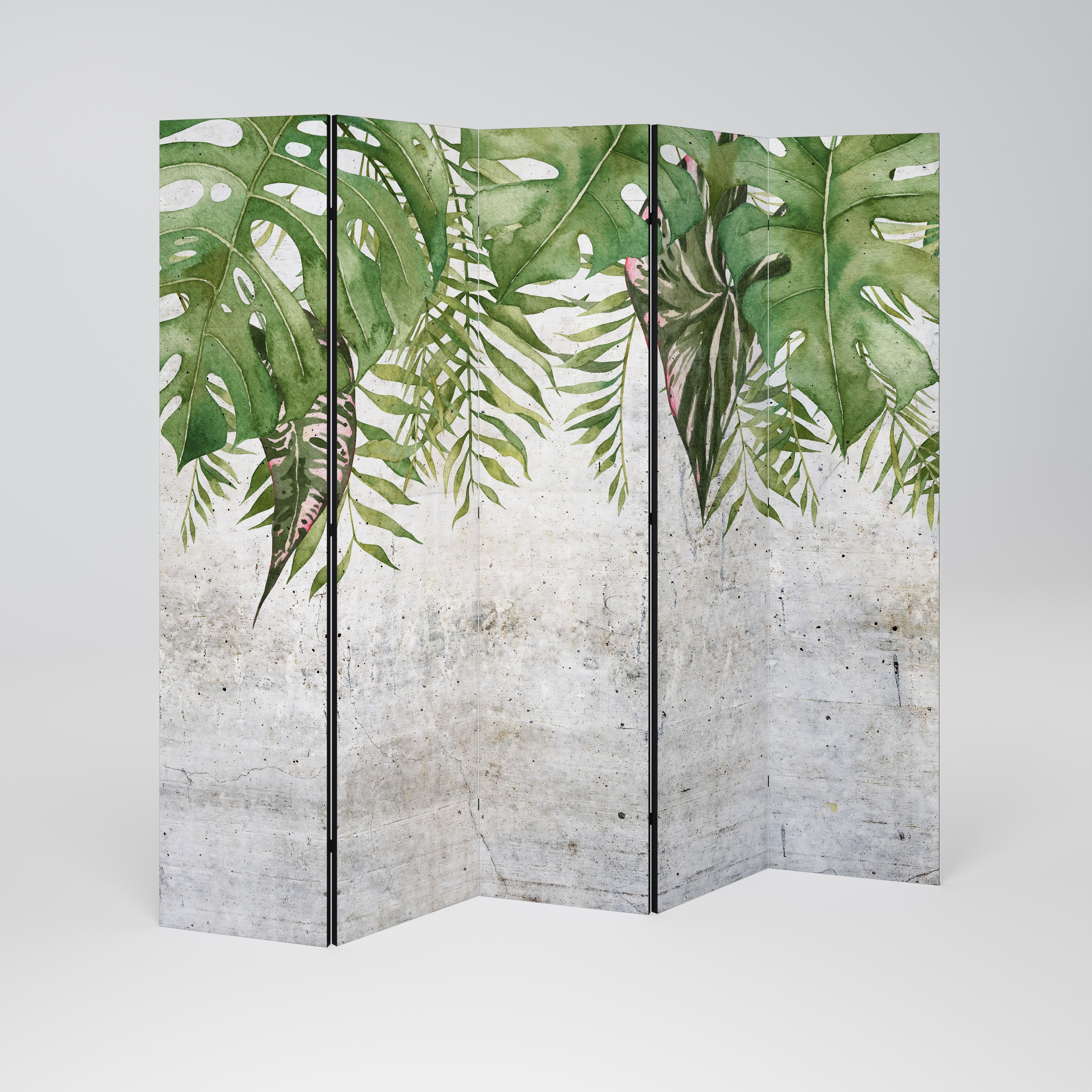 URBAN TROPICS 5dílný paraván