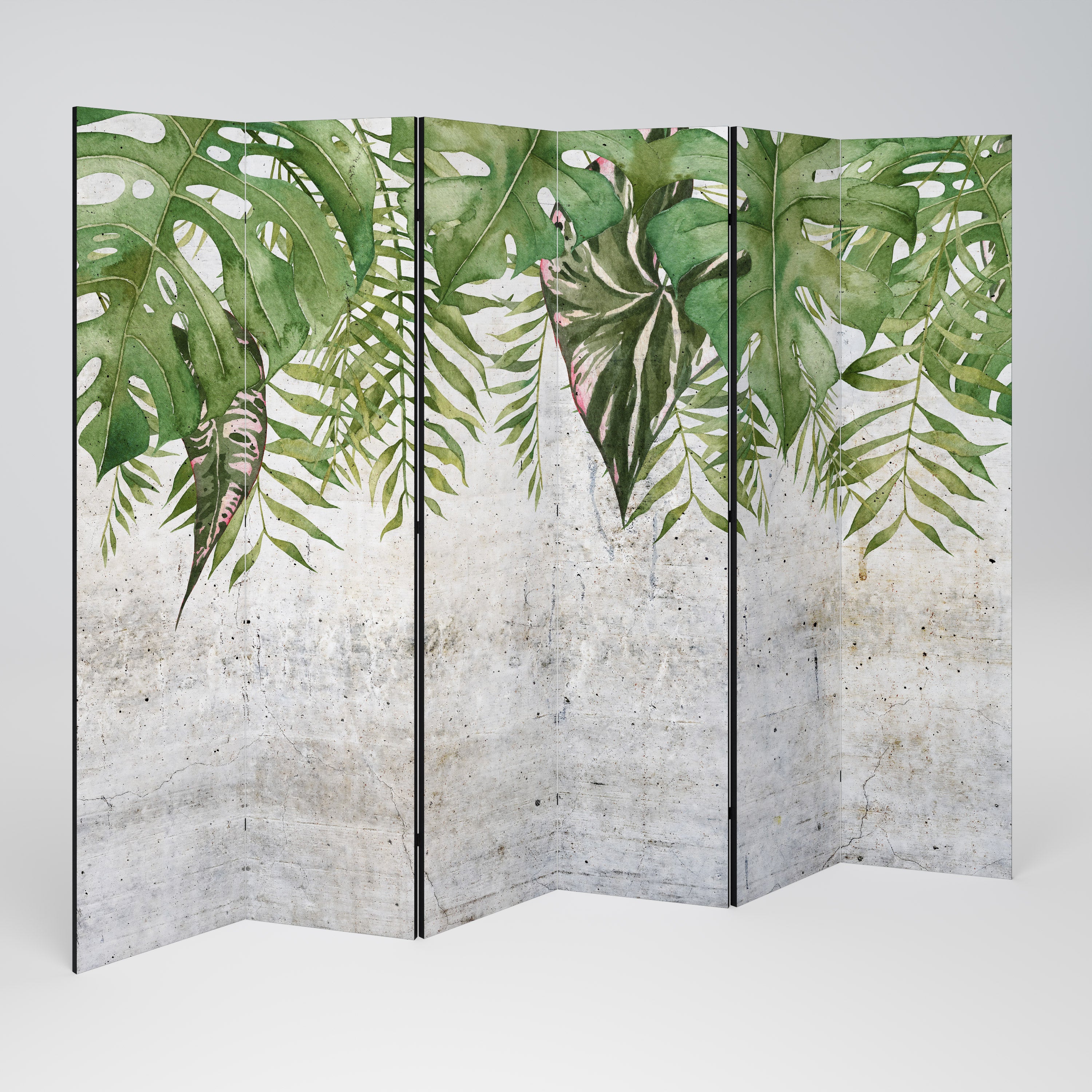 URBAN TROPICS 6dílný paraván