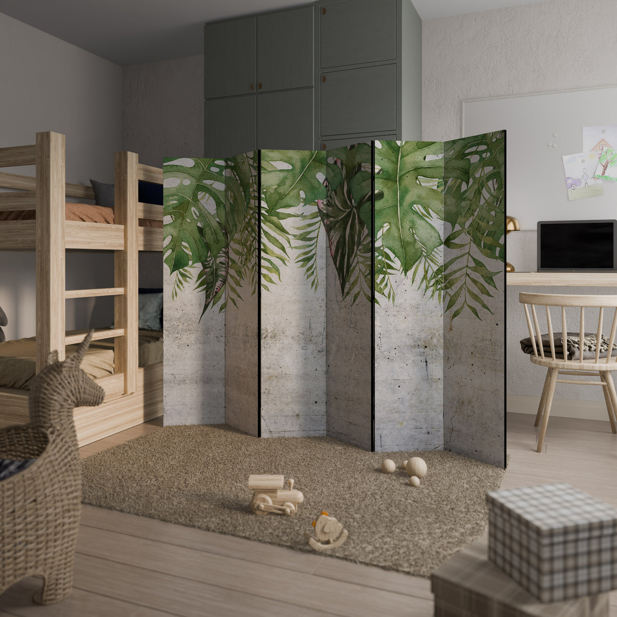 URBAN TROPICS 6dílný paraván