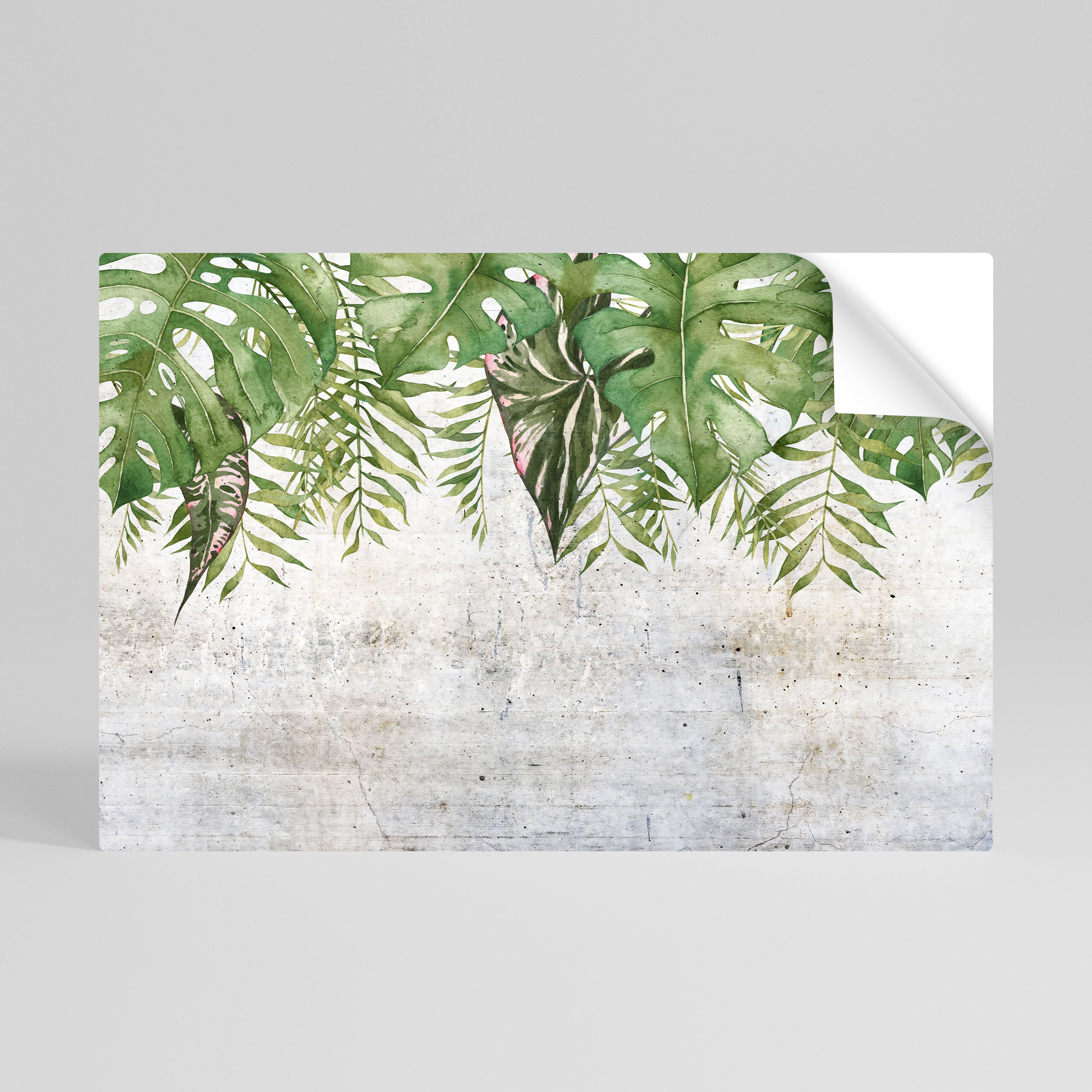 URBAN TROPICS Peel and Stick Horizontal Poster