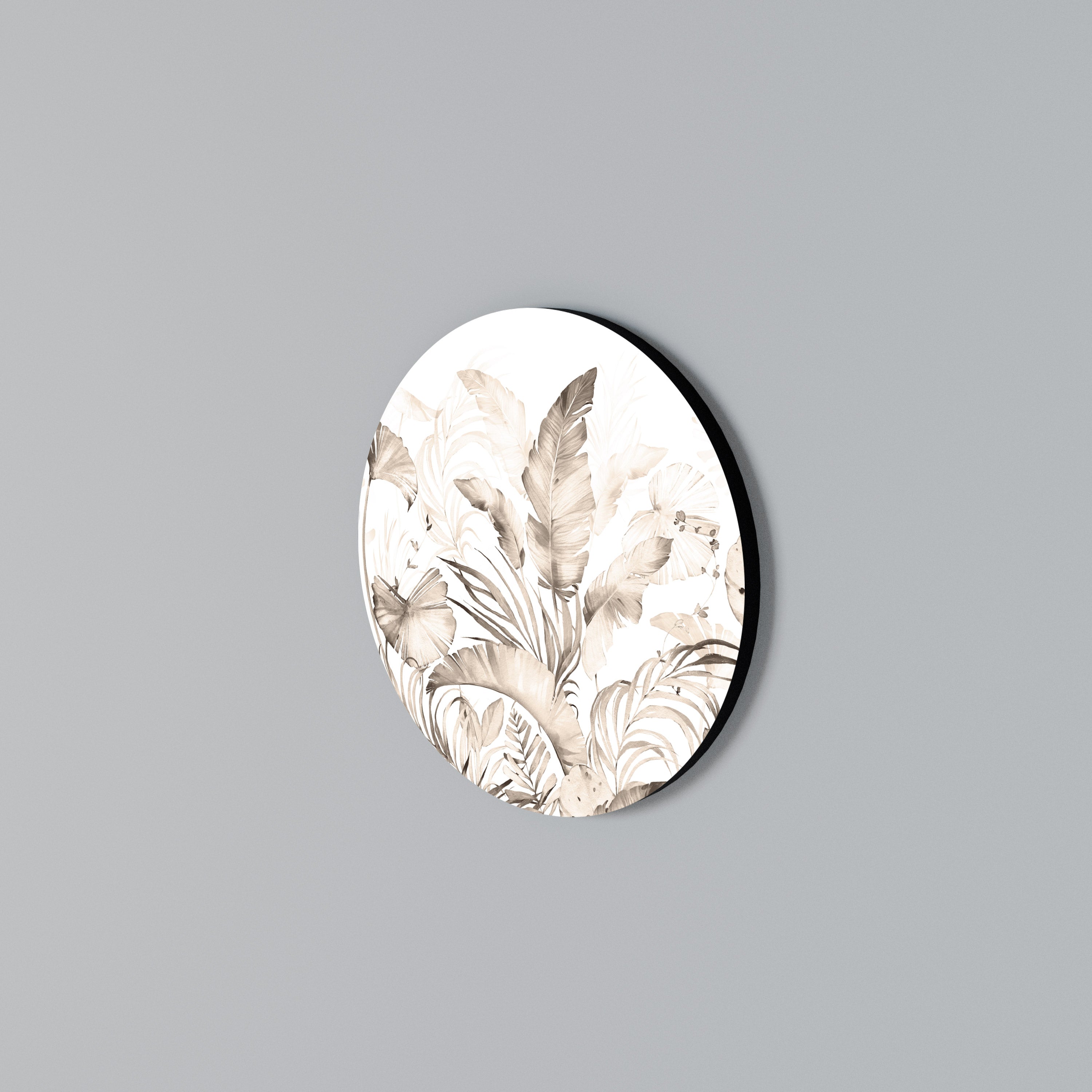 WILD TENDERNESS Round Wall Art