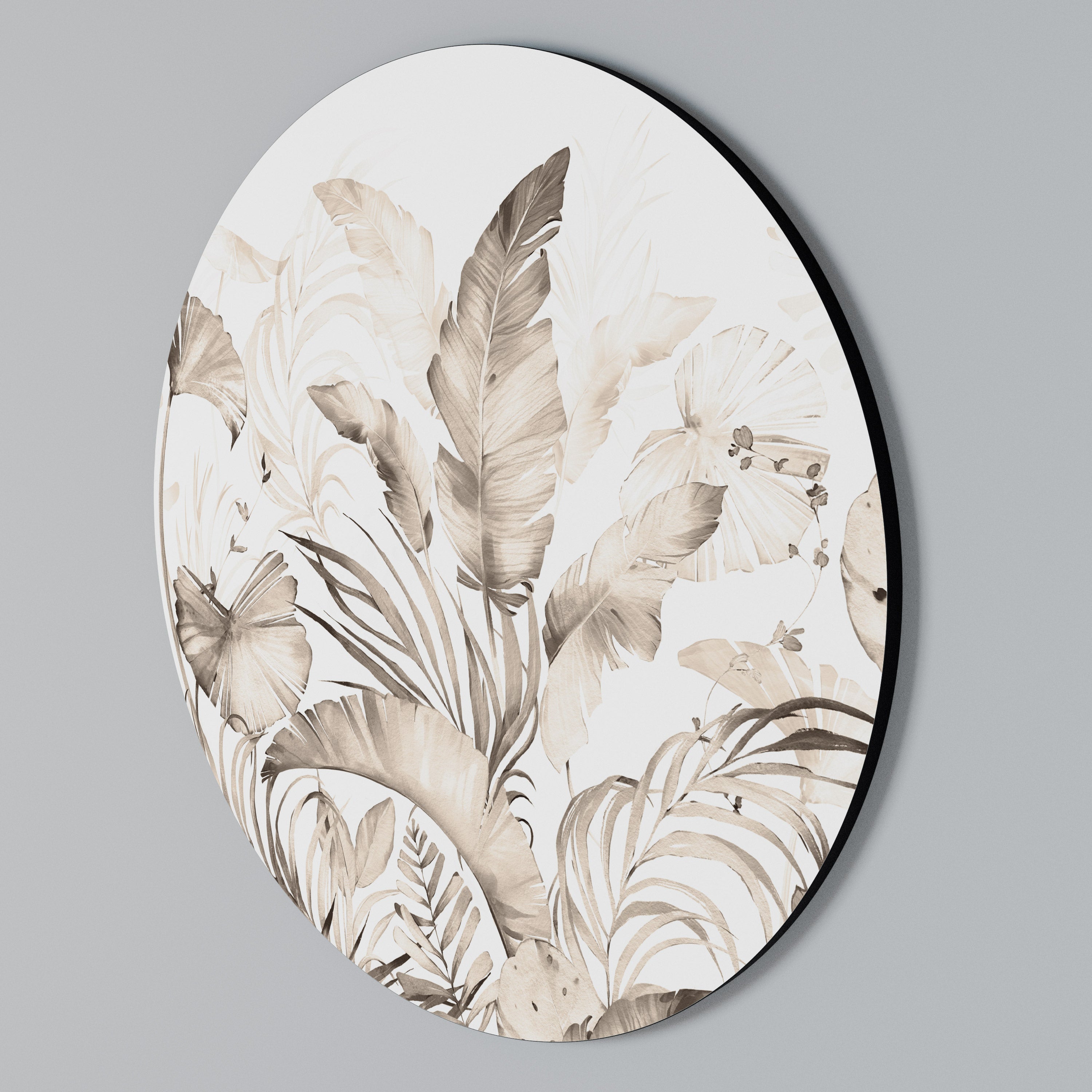WILD TENDERNESS Round Wall Art