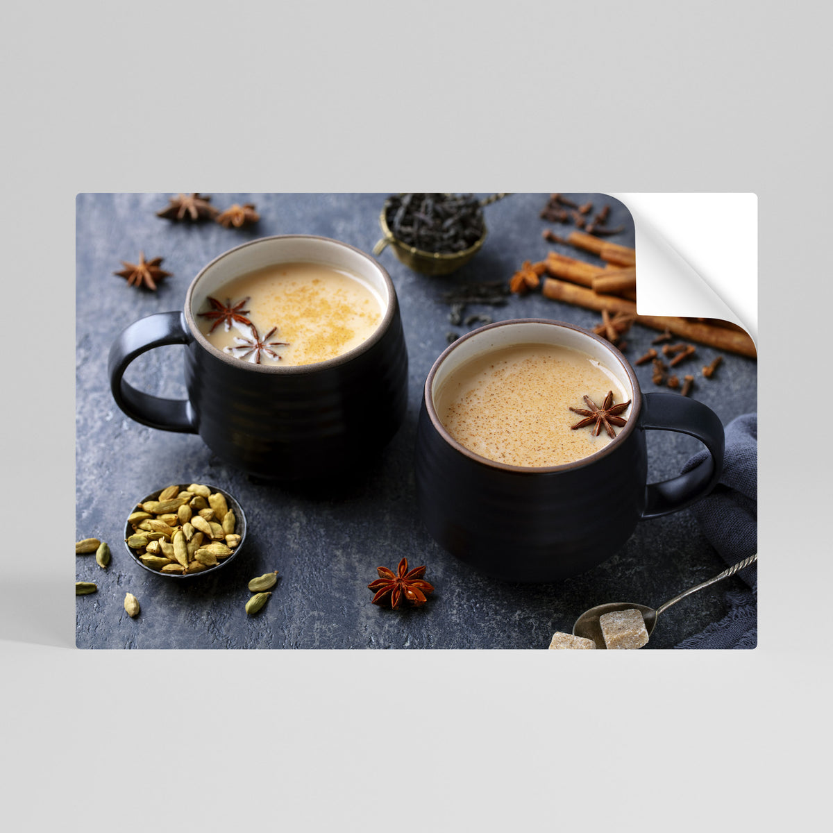 WARMTH IN A CUP Vodorovný samolepicí plakát