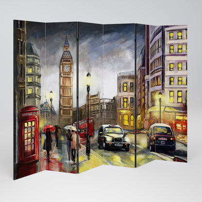 LONDON'S TIMELESS VIBES 6dílný paraván