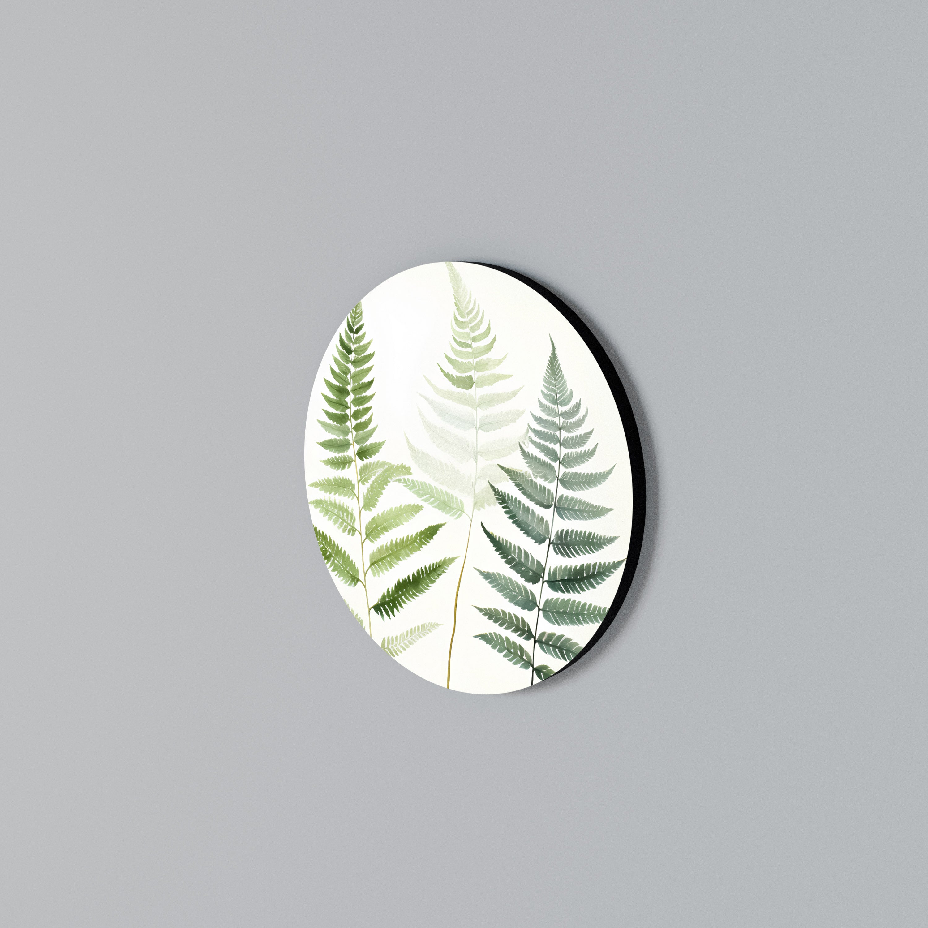 FERN MAJESTY Round Wall Art