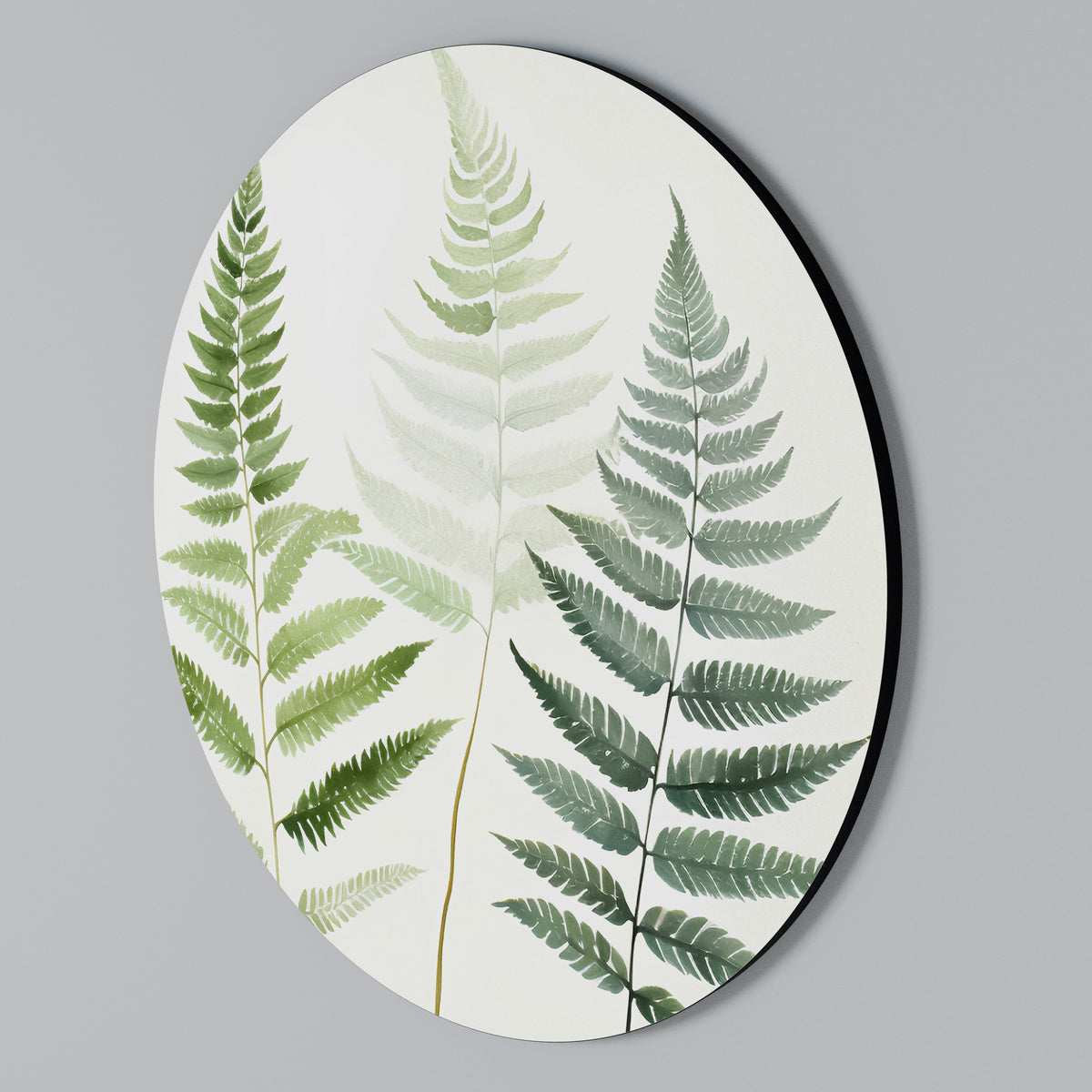 FERN MAJESTY Kulatá nástěnná dekorace