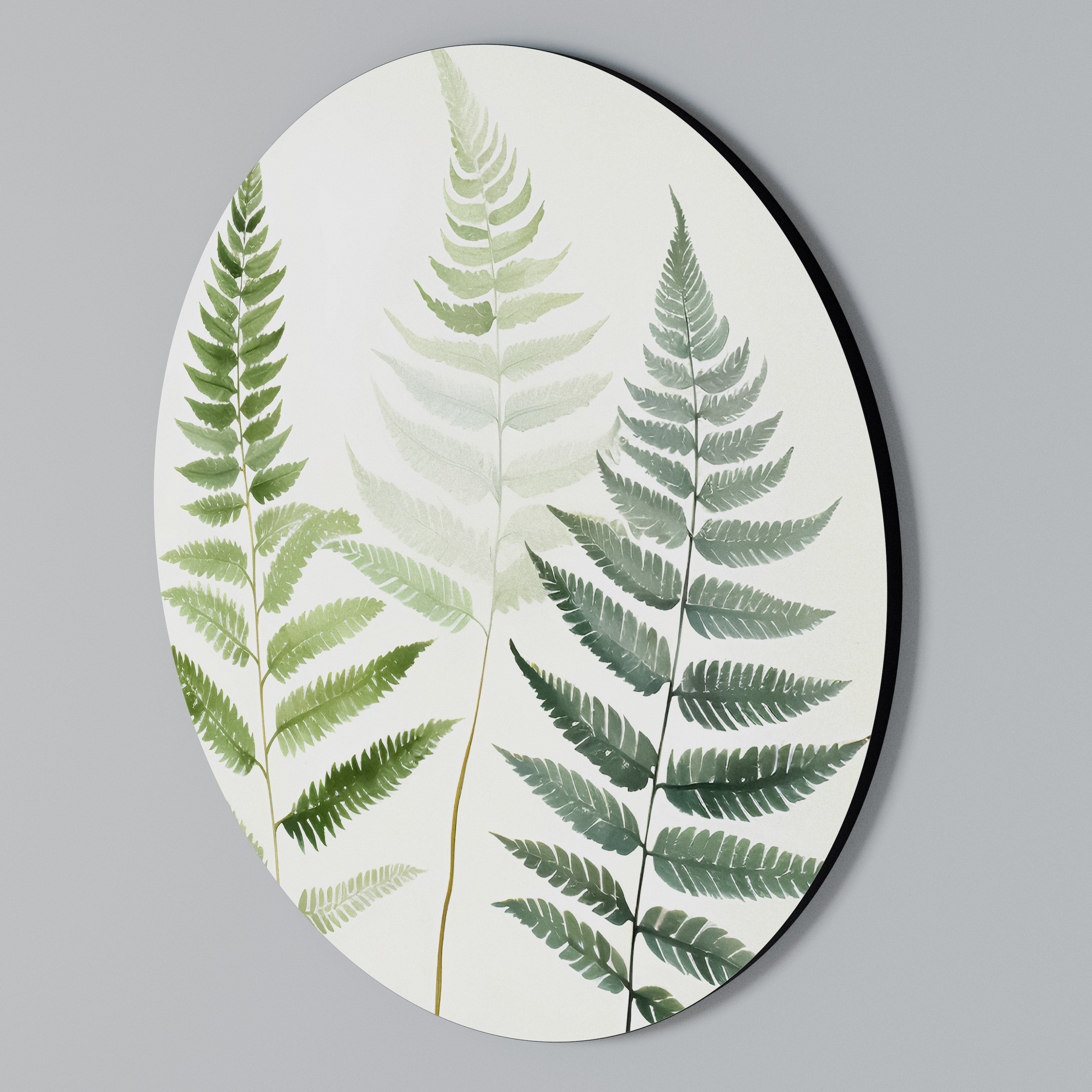 FERN MAJESTY Round Wall Art