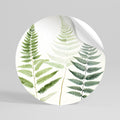 FERN MAJESTY Peel and Stick Round Sticker