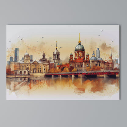 BERLIN SPIRIT Horizontal Canvas Print