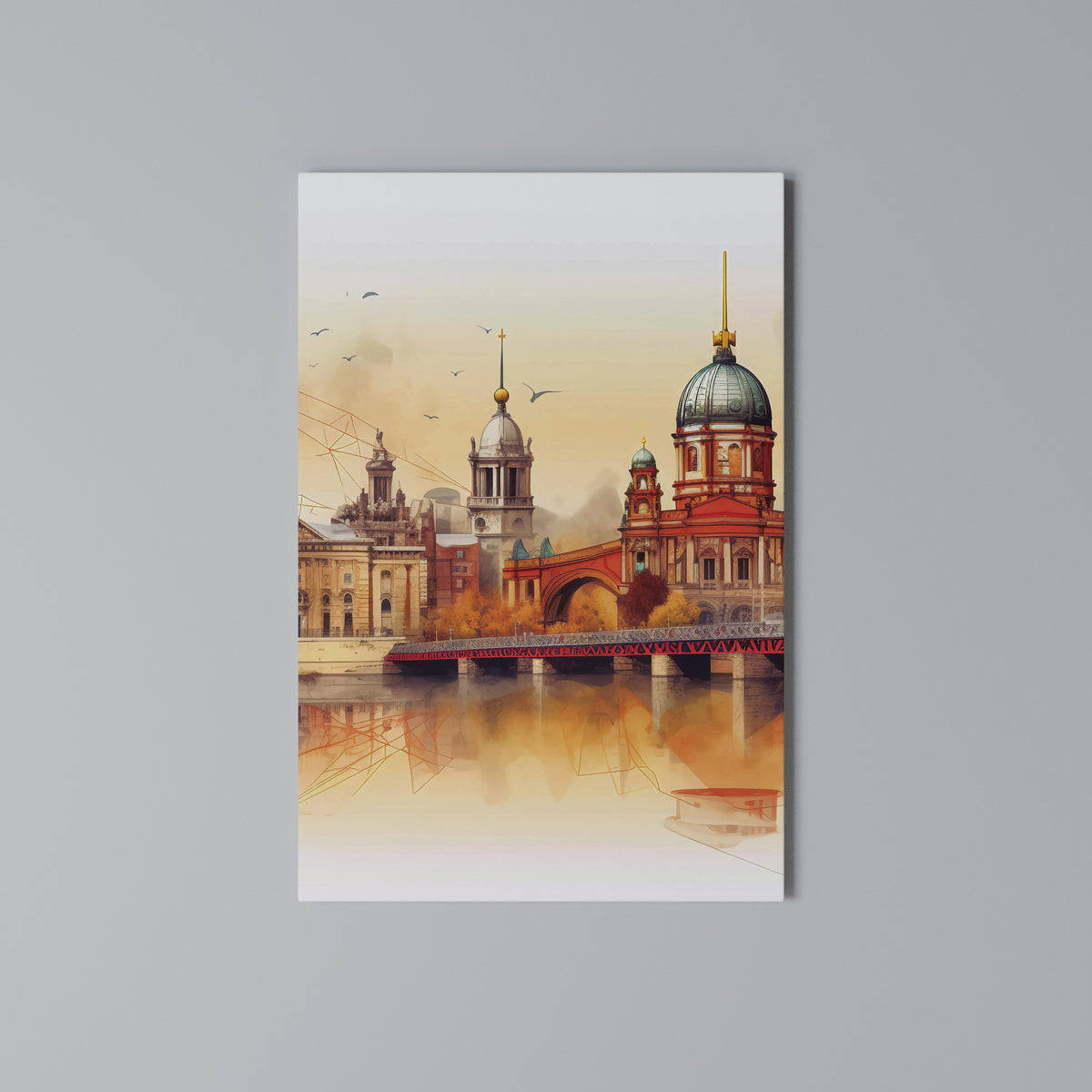 BERLIN SPIRIT Vertical Canvas Print