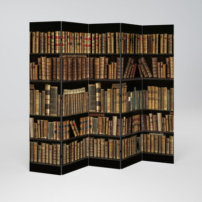 SHELVES OF TIME 5dílný paraván