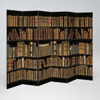 SHELVES OF TIME 6-Panel Room Divider