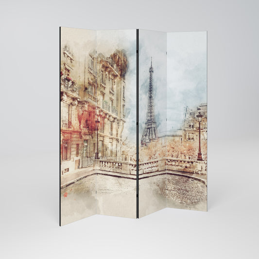 PARISIAN DAYDREAM 4dílný paraván