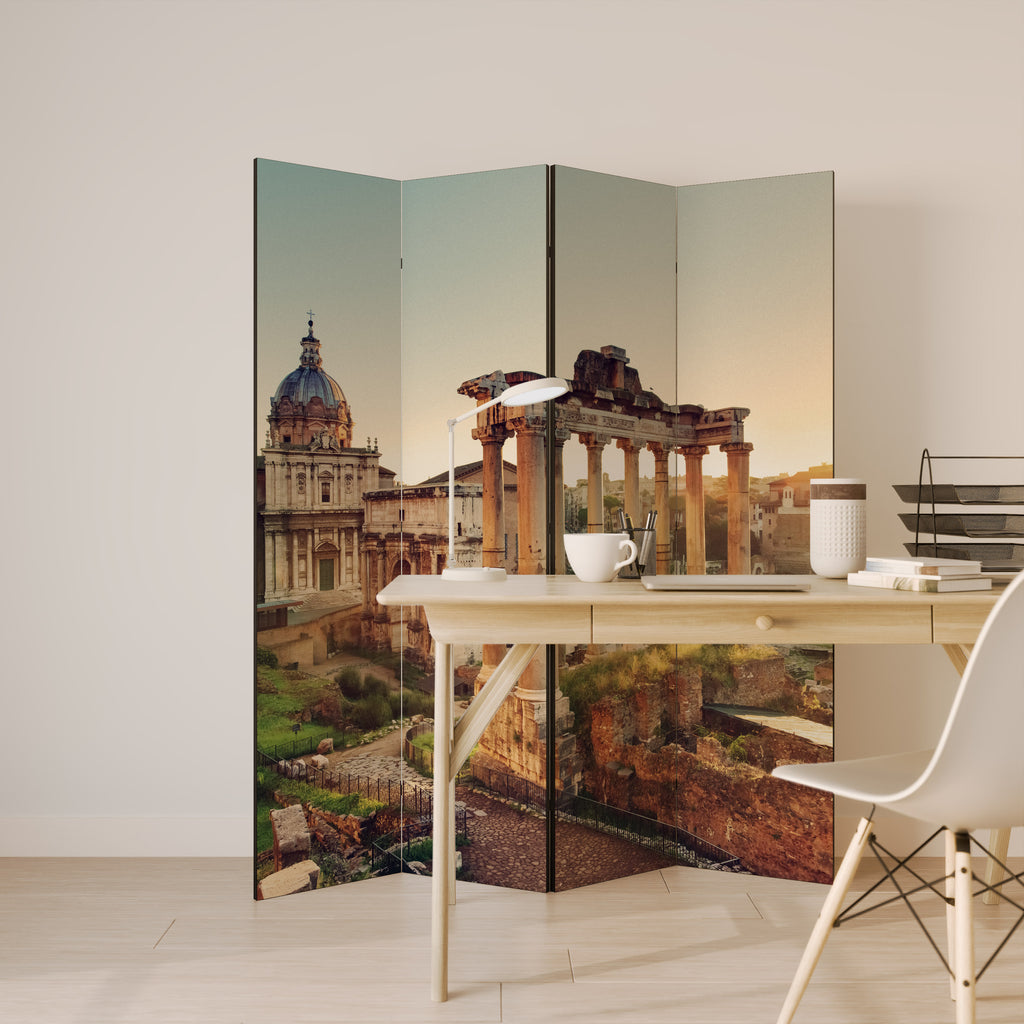 MARVELS OF THE PAST 4dílný paraván