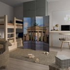 PILLARS OF MEMORY 4dílný paraván