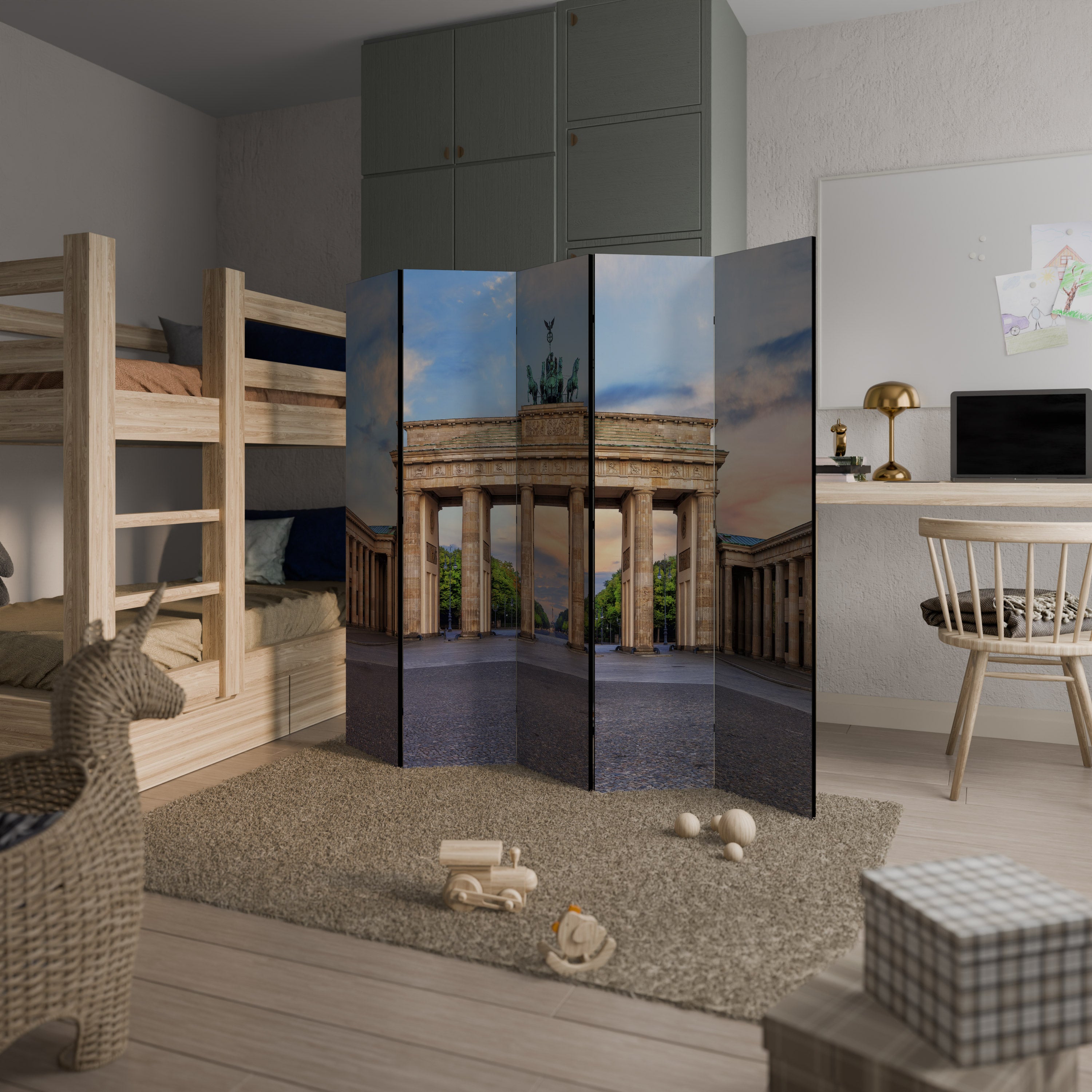 PILLARS OF MEMORY 5dílný paraván