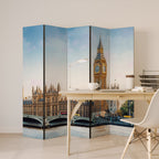 TIMELESS LONDON ELEGANCE 5dílný paraván