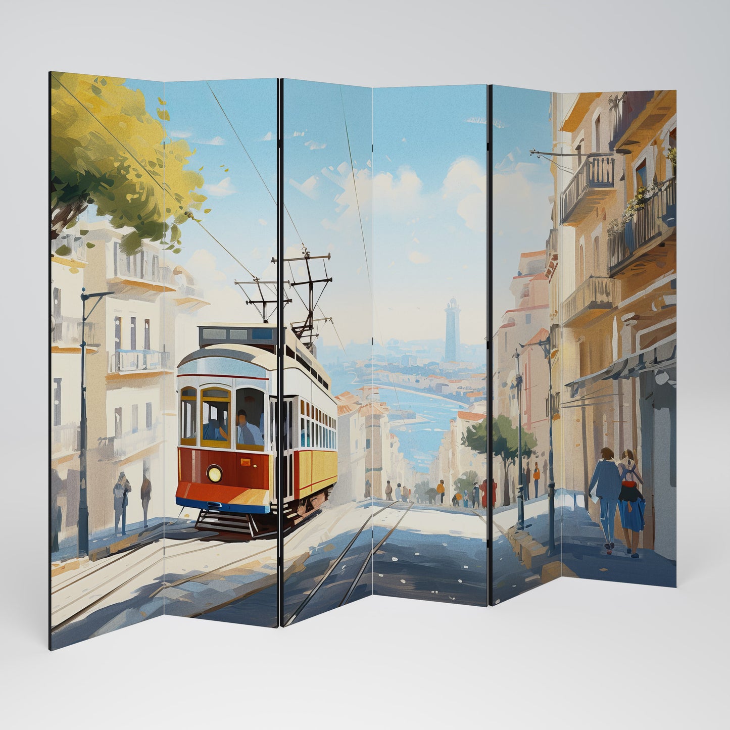 TRAMWAY DREAMSCAPE 6dílný paraván