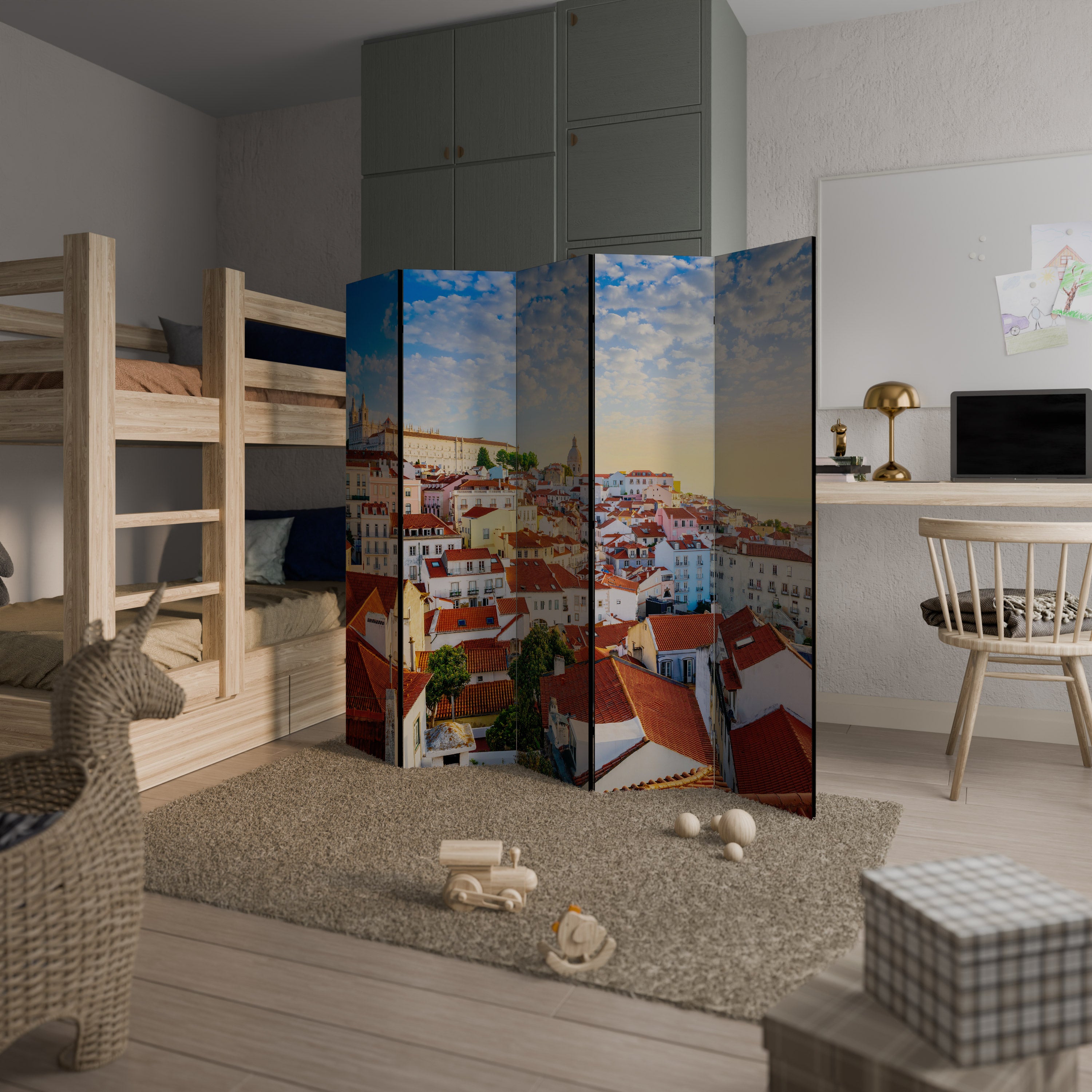 ROOFTOP RADIANCE 5dílný paraván