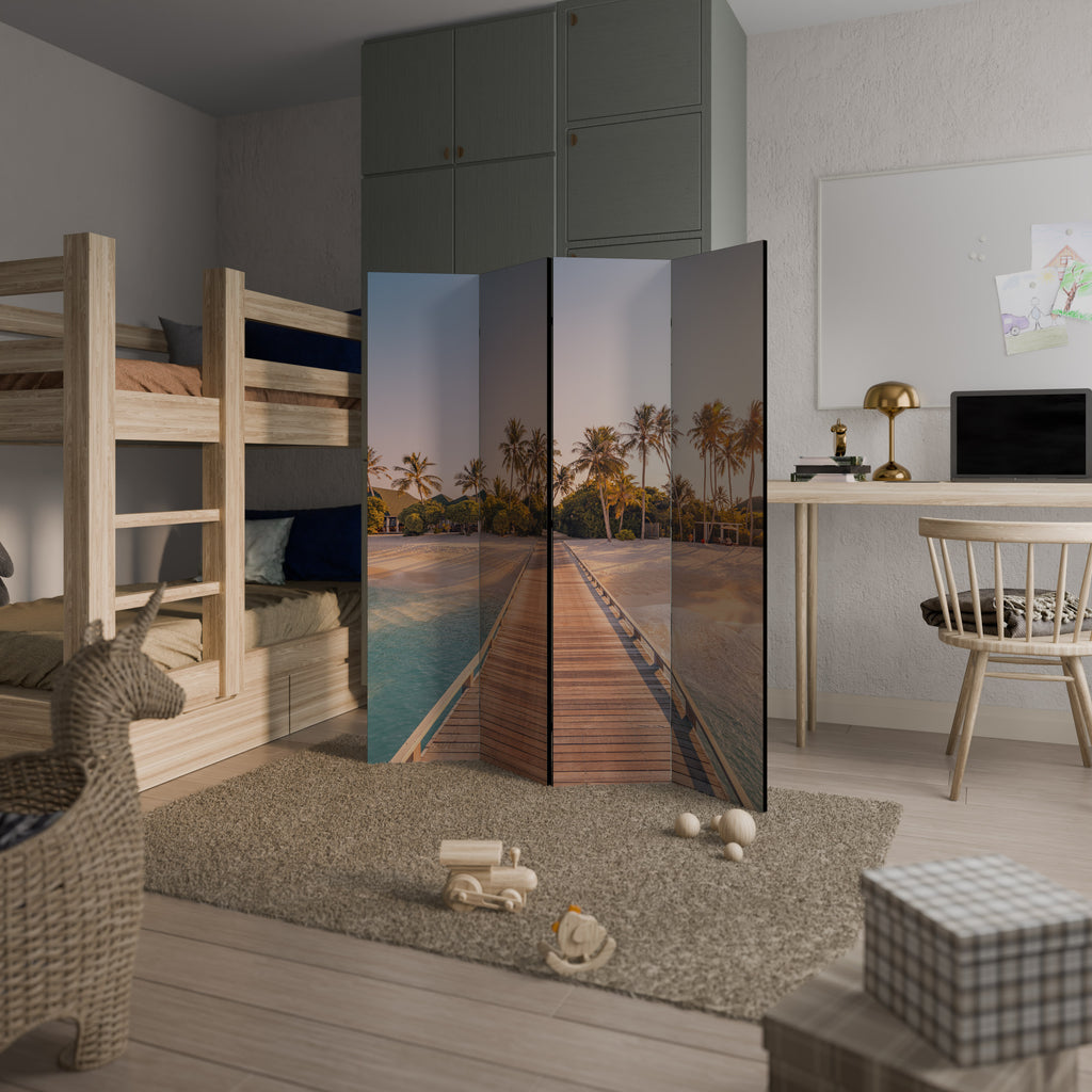 SUNSET SANDSCAPE JOURNEY 4dílný paraván