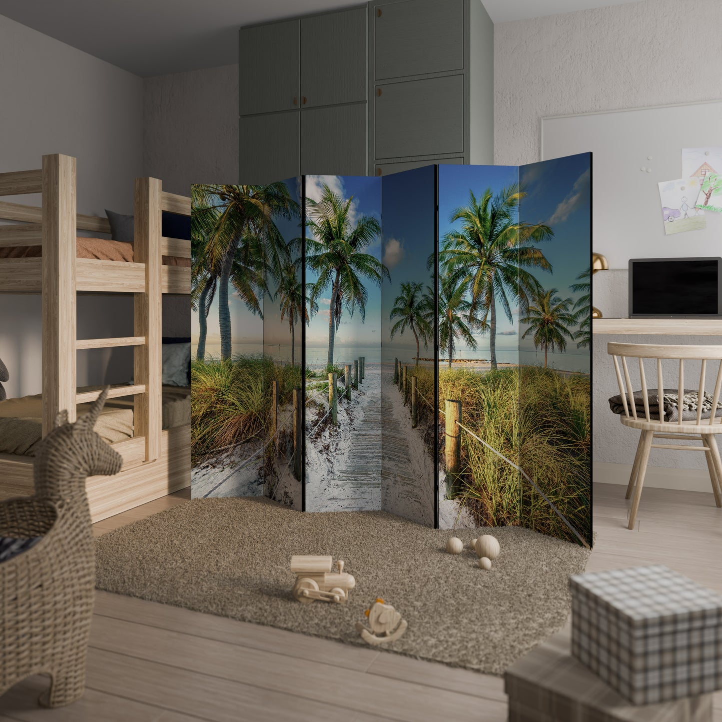 BREEZY COASTAL RETREAT 6dílný paraván