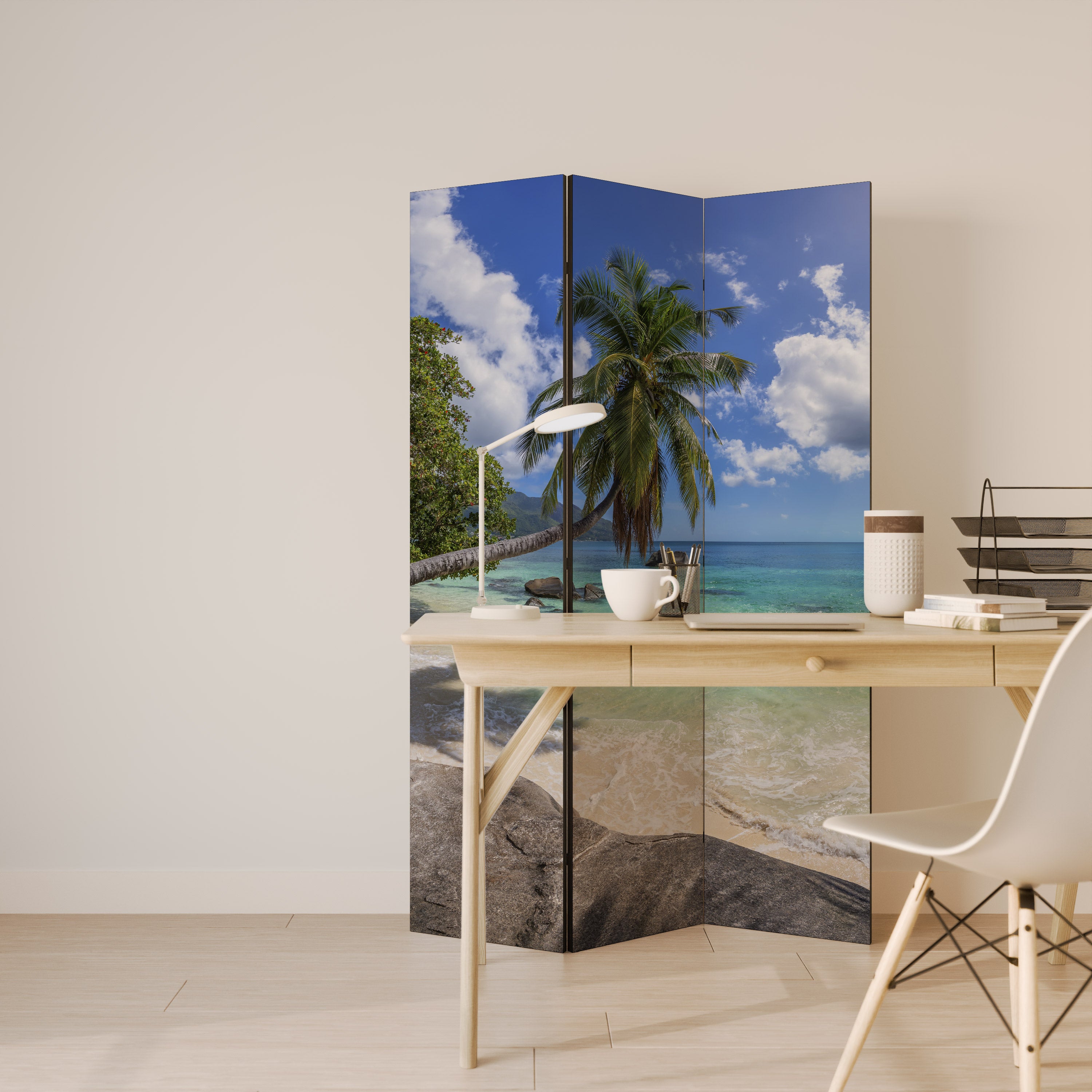 OASIS OF CALM 3-Panel Room Divider