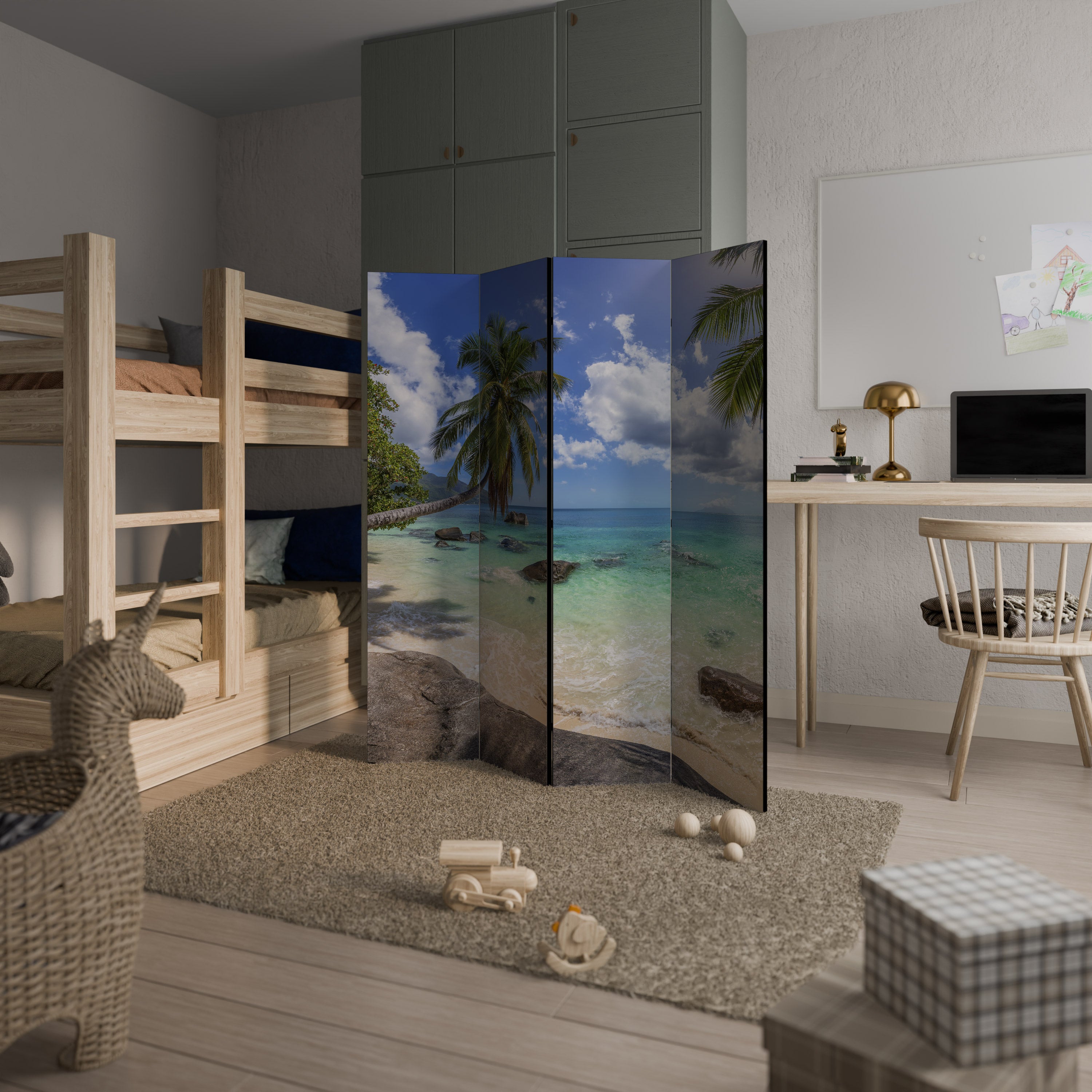 OASIS OF CALM 4dílný paraván