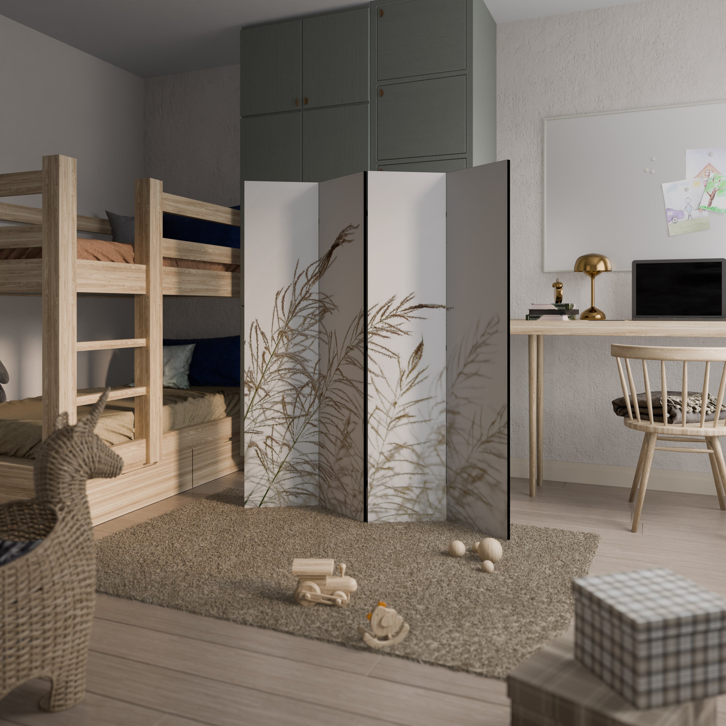 WHISPERING WINDS 4dílný paraván